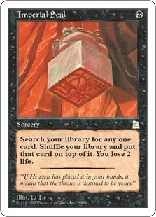 Imperial Seal Keeper Custom Cards